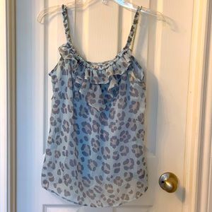 Blue Leopard Cami